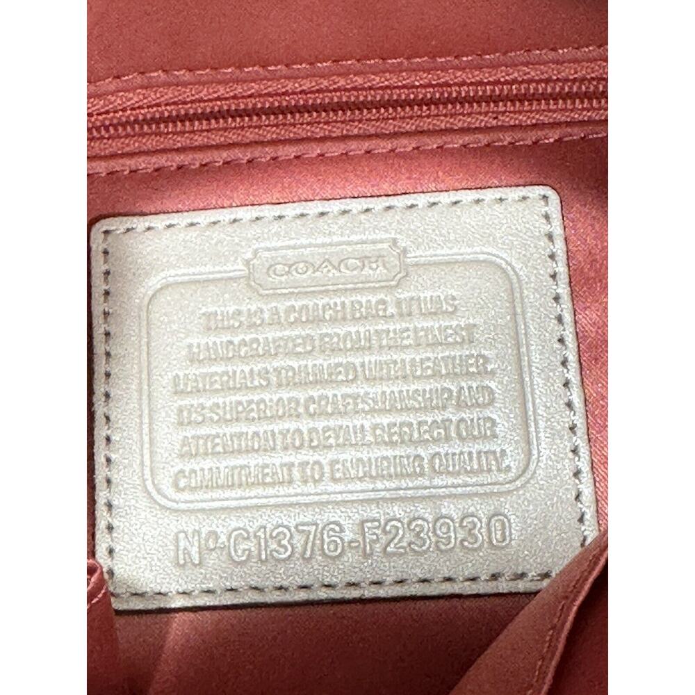 Coach Ashley Op Art‎ Satin Multi Print Handbag Purse C1376-F23930 Shoulder Bag - Picture 9 of 16